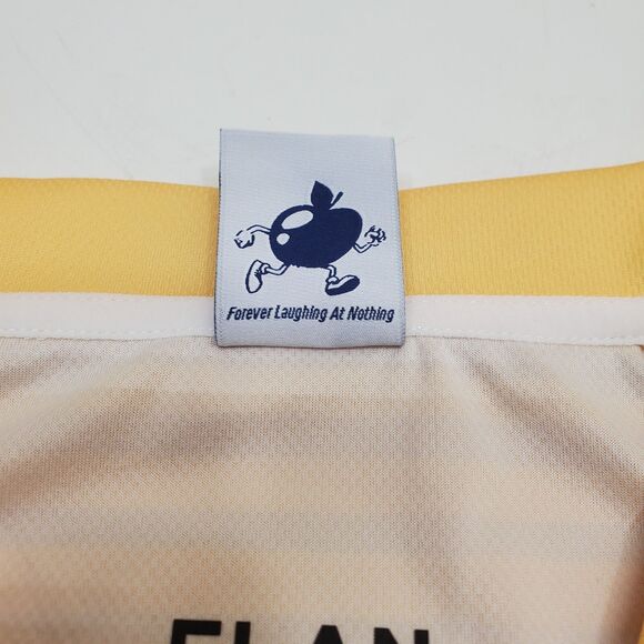 FLAN LABS Caramel Sunset Soccer Jersey Mens L Short Sleeve Graphic Print NWOT - Picture 5 of 11